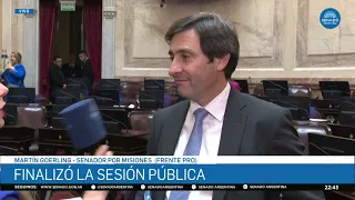 INTERVIEW WITH SENATOR MARTÍN GOERLING - SESSION 09/26/17