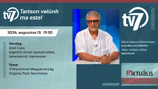 Aktuális - Filharmónia Magyarország OrgonaPont - 2026.08.13.