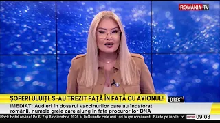 Stunning footage in Cluj-Napoca. Traffic blocked by an airplane