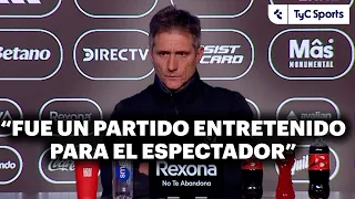 GUILLERMO tras el EMPATE de VÉLEZ ante RIVER: "FUE UN PARTIDO ENTRENTENIDO PARA EL ESPECTADOR"