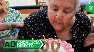 Andalucía Directo | Catalina makes history as the first centenarian of El Granado