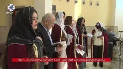 جانب من القداس الإلهي بمناسبة عيد الميلاد المجيد كنيسة الصليب المقدس للأرمن الأرثوذكس  عنكاوا