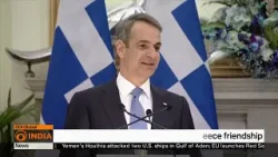 India's PM Modi and PM of Greece Mitsotakis give Joint Media Statement in New Delhi