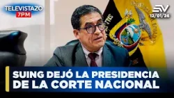 José Suing dejó su cargo tras respaldar a Mario Godoy | Televistazo 7PM?#ENVIVO 12 de enero 2026