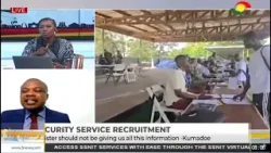 #BigIssue:Security service recruitment;5000 slot for 500,000 applicants, what happens to the backlog