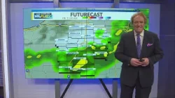 Cooler air and some rain moving through the area Cooler air and some rain moving through the area