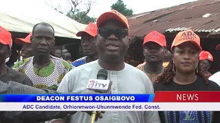 ADC Candidate, Deacon Festus Osaigbovo Launches Campaign In Oza, Pledges To Fast-Track Development