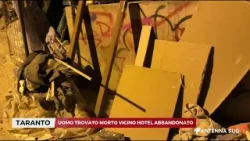 05 FEBBRAIO 2026   TARANTO   UOMO TROVATO MORTO VICINO HOTEL ABBANDONATO