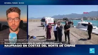 Informe desde Estambul: naufragio en costas del norte de Chipre deja al menos ocho muertos