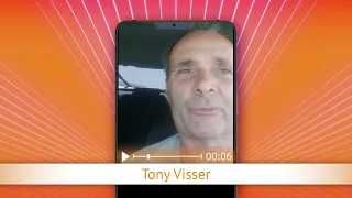 TV Oranje app video message - Tony Visser