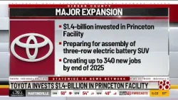 Toyota invests $1.4 billion in Princeton facility