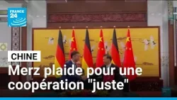 En visite en Chine, le chancelier allemand Friedrich Merz plaide pour une coopération plus "juste"