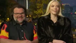 Anya Taylor-Joy THANKS 'Super Mario’ Co-Star Jack Black for Teaching Her English (Exclusive)