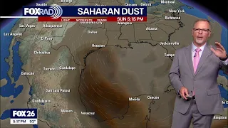 Houston weather: Saharan Dust, Strawberry Moon, and more