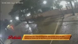 Nilson Villalba's motorcycle was stolen in Reducto, San Lorenzo