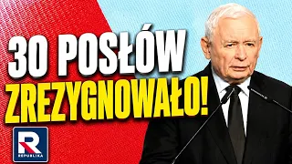 LIVE! PiS Chairman Jarosław Kaczyński: over 30 MPs have resigned!