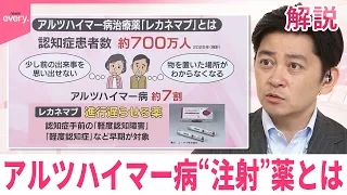 【#みんなのギモン】アルツハイマー病治療薬「レカネマブ」とは？  これまでの「点滴」タイプに加え「皮下注射」タイプを承認…課題は