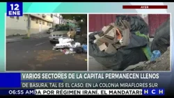 ¡Puercada! Inundada de basura la capital por falta de recolección municipal