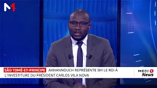 Akhannouch représente SM le Roi à la cérémonie d'investiture du Président de São Tomé-et-Principe