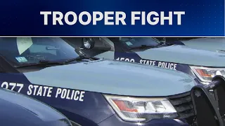 Massachusetts State Police trooper relieved of duty after video shows fight with fellow trooper