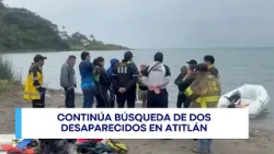 Search for two missing persons in Lake Atitlán continues after helicopter crash