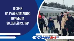 В Сочи на реабилитацию прибыли 30 детей из ЛНР