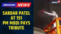 PM Modi Pays Tribute to Sardar Patel at Statue of Unity | Rashtriya Ekta Diwas 2026 | News18
