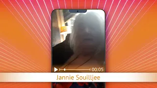 TV Oranje app video message - Jannie Souilljee