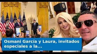 VIDEO: Osmani García and Laura, special guests at the White House: this is what the singer told her