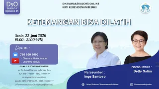 Inner Peace Can Be Trained || Inge Santoso & Betty Salim