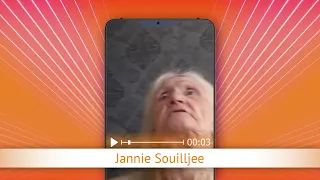 TV Oranje app video message - Jannie Souilljee