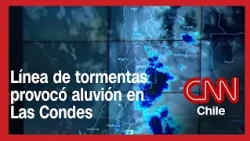 Meteoróloga explica el evento meteorológico que provocó aluvión en Las Condes