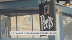 Peet's Coffee closing a number of stores this week