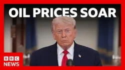 Oil prices soar after US President Donald Trump threatens more Iran strikes | BBC News Oil prices soar after US President Donald Trump threatens more Iran strikes | BBC News