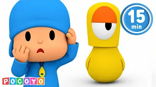 Duck became a puzzle! Can Pocoyo solve it? | Pocoyo Portuguese Brazil | Cartoons
