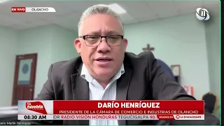 How much have Chinese businesses affected small and medium-sized enterprises in Olancho?