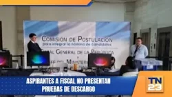 Aspirantes a fiscal no presentan pruebas de descargo