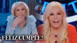 El fraternal saludo de Mirtha para Susana Giménez por su cumpleaños: "Mi gran amiga de toda la vida"
