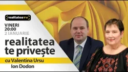 Ion Dodon, director general al CNAM, invitat la emisiunea „Realitatea te privește”