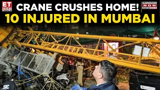 Kurla Crane Collapse: Massive Crane Falls On House, 10 Injured | Rescue Underway | Latest News