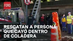 Persona cae en una coladera en la colonia Doctores, Ciudad de México - Las Noticias
