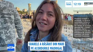 Răsărit de poveste la malul mării, în acordurile Corului Madrigal