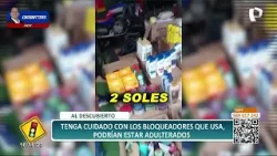 ¡Tenga cuidado!: Venden bloqueadores vencidos y "bamba" en av. Aviación