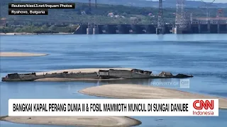 Bangkai Kapal Perang Dunia Ii Dan Fosil Mammoth Muncul Di Sungai Danube
