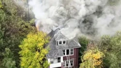 Detroit firefighters respond to house fire on city's west side