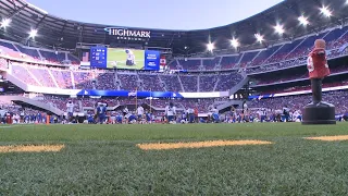 The Bills are replacing the field at new Highmark Stadium