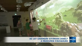 Az LGT legendás gitárosa zenélt a Múzeumok Éjszakáján