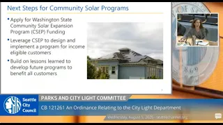 Parks and City Light Committee 8/5/2026