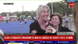 Club Estudiantes inaugurates its new field hockey pitch at El Plumín
