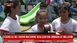El Barrio Macarone realiza una jordana de inclusión en Plaza Italia - Elonce